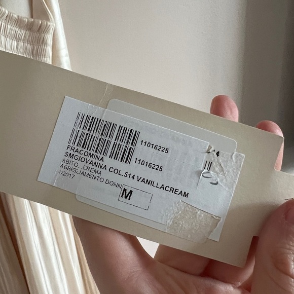 FRACOMINA SMGIOVANNA VanillaCream Dress – NWT, Size M - Picture 5 of 8